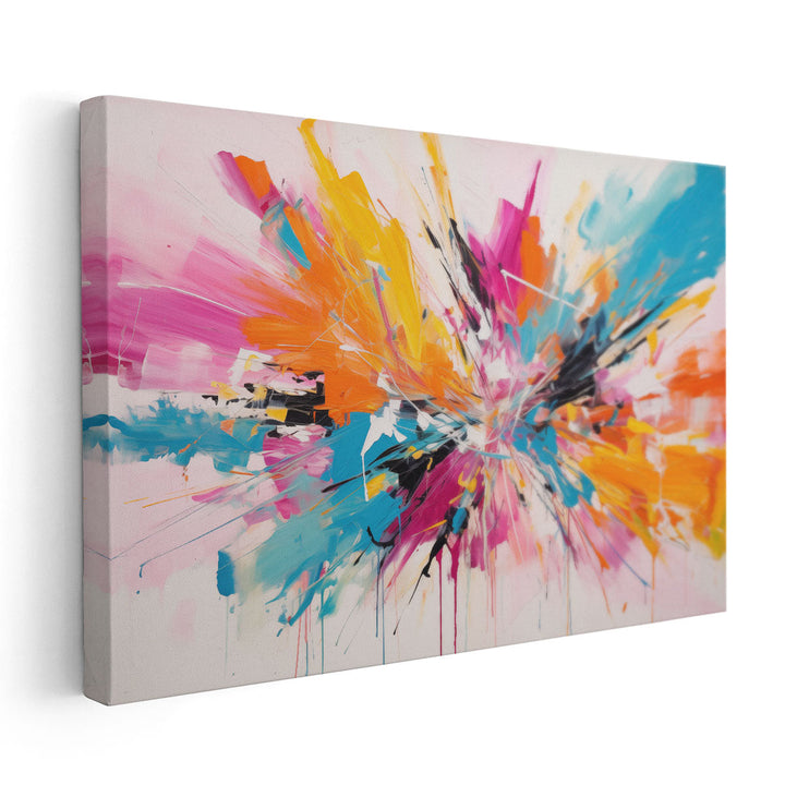 Prismatic Burst - Canvas Print Wall Art