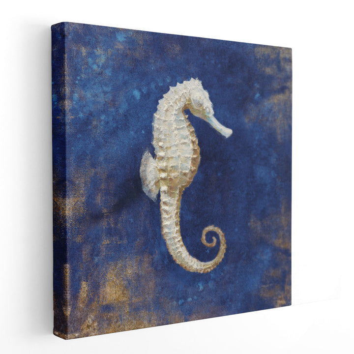 Treasures from the Sea Indigo I - Canvas Print Wall Art