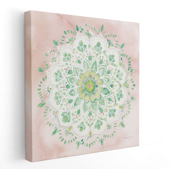 Jaipur V Blush - Canvas Print Wall Art