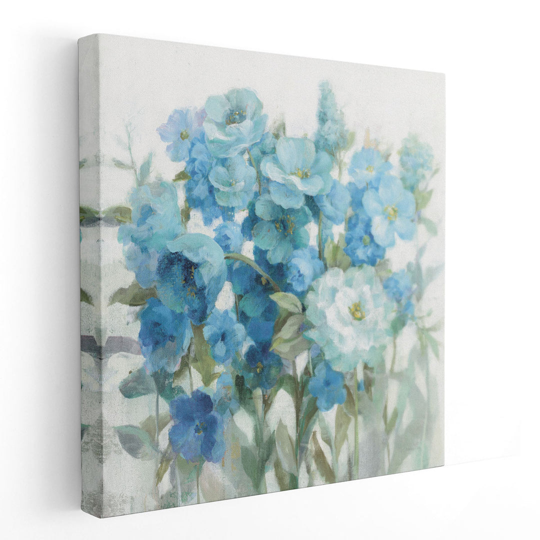 Soft Summer Blues - Canvas Print Wall Art