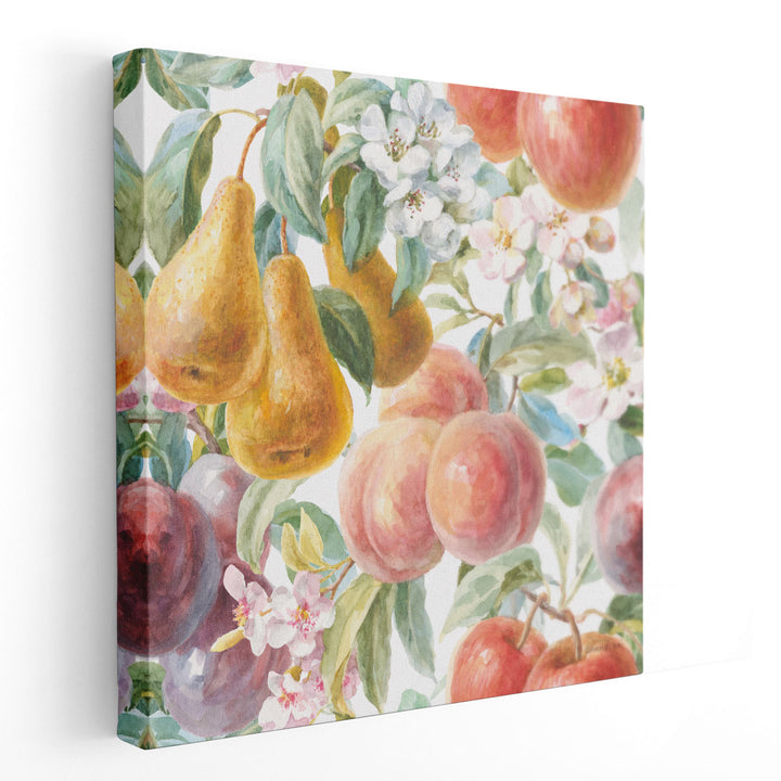 Blooming Orchard Pattern I - Canvas Print Wall Art