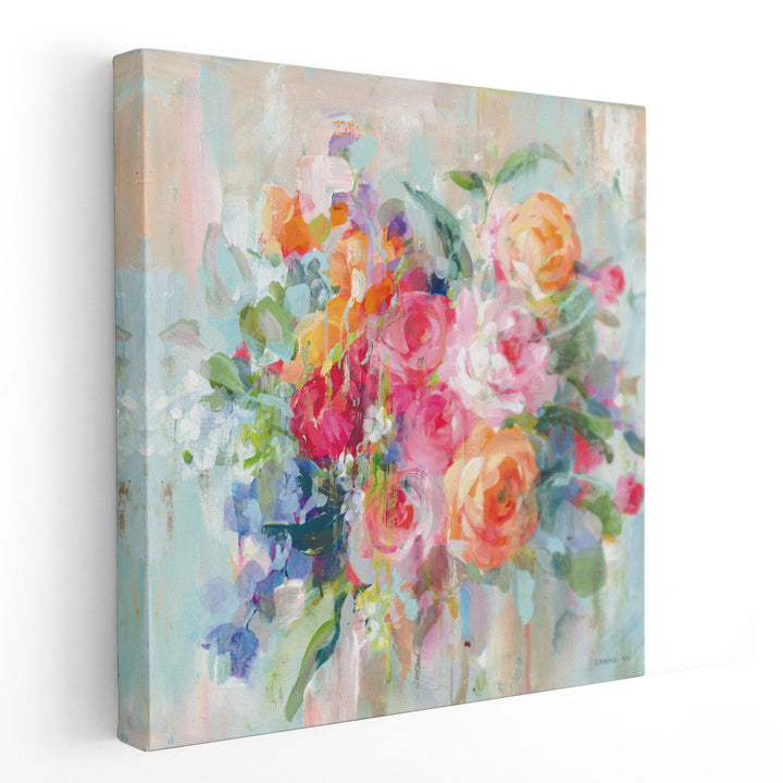 Sun Drenched Bouquet - Canvas Print Wall Art