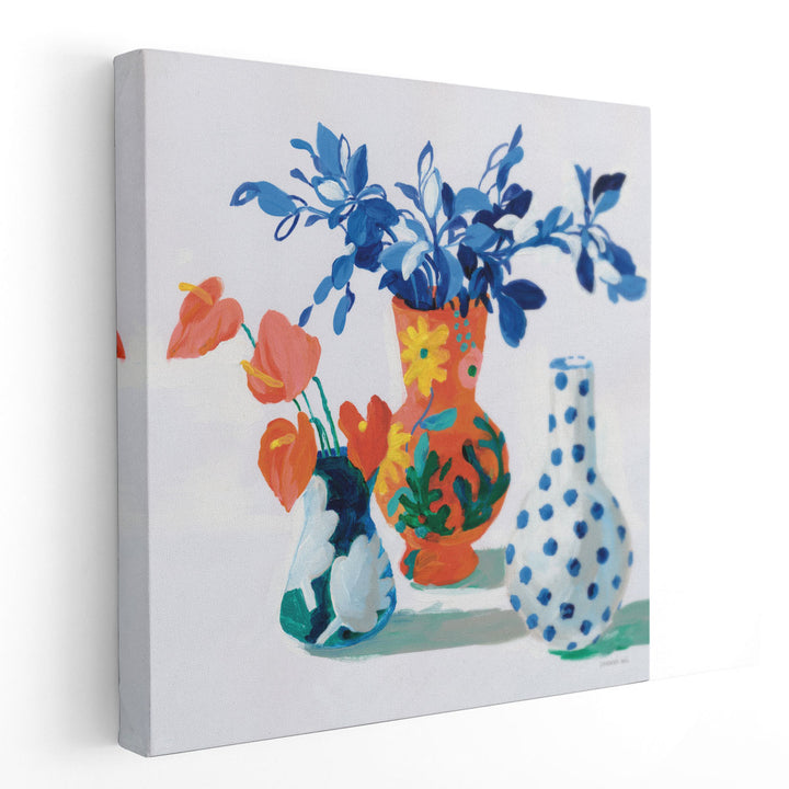 Bungalow Vases - Canvas Print Wall Art