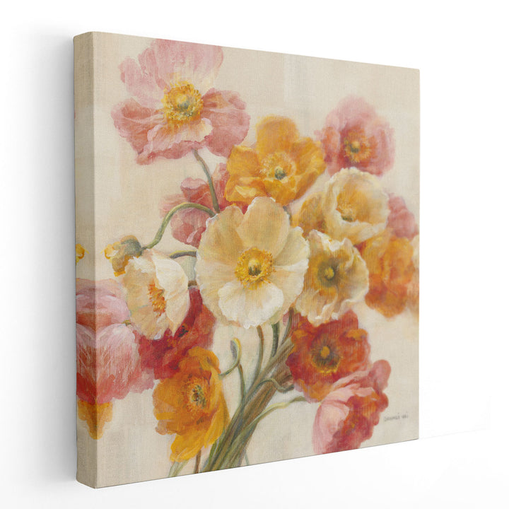 Poppies Delight II - Canvas Print Wall Art