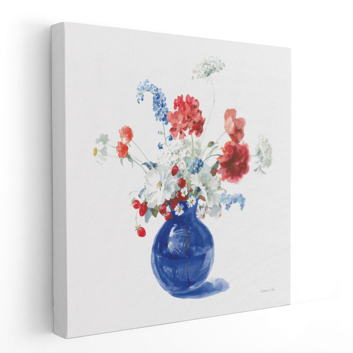 Americana Bouquet - Canvas Print Wall Art