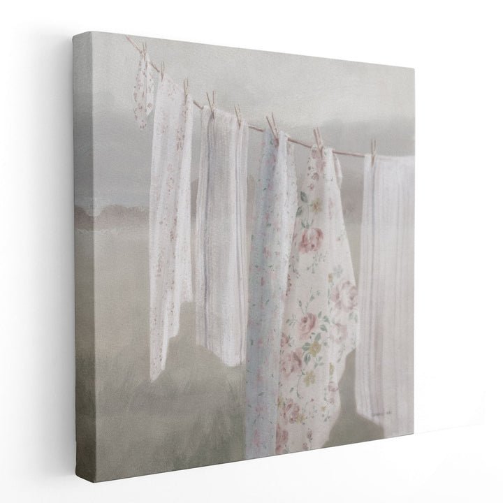 Laundry Day I Neutral - Canvas Print Wall Art