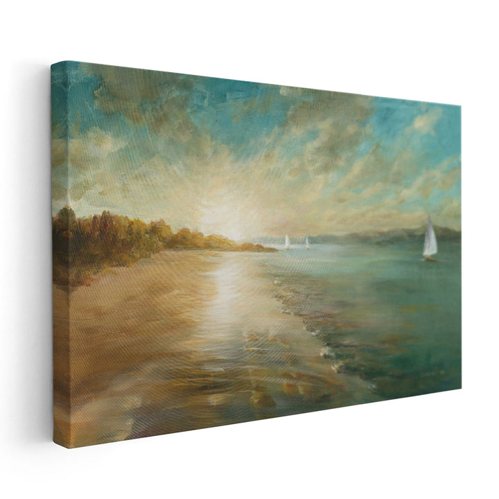 Coastal Glow - Canvas Print Wall Art