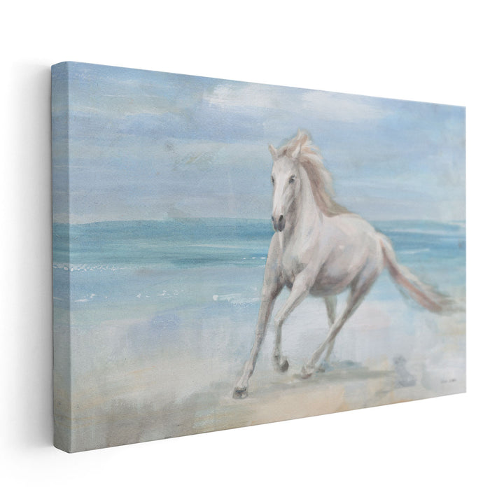 Gallop on the Beach - Canvas Print Wall Art