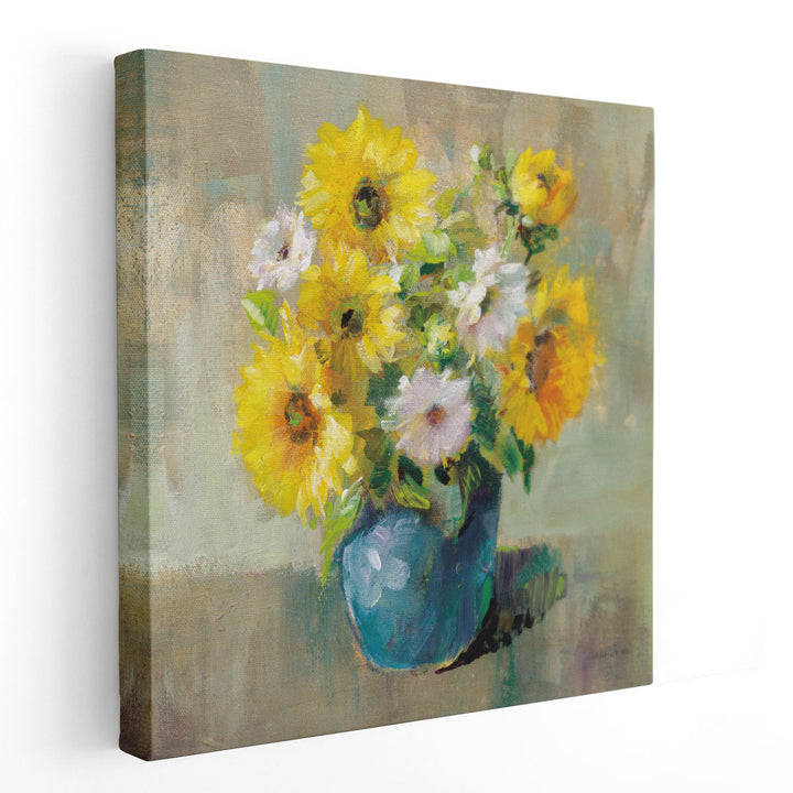 Sunflower Still Life I - Canvas Print Wall Art