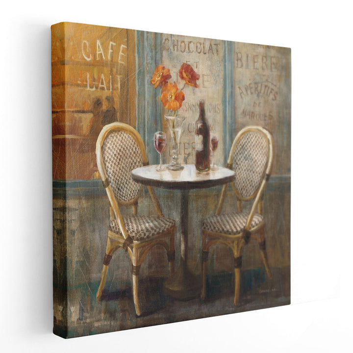 Meet Me at Le Cafe I - Canvas Print Wall Art