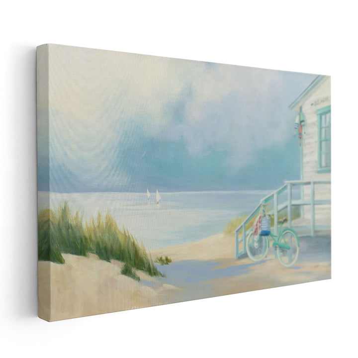 Morning Ride to the Beach - Canvas Print Wall Art