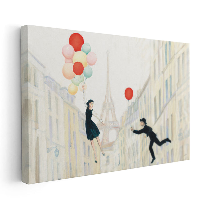 Aloft In Paris I - Canvas Print Wall Art