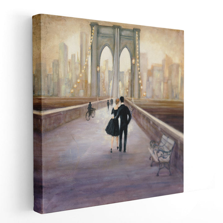 Bridge to NY - Canvas Print Wall Art