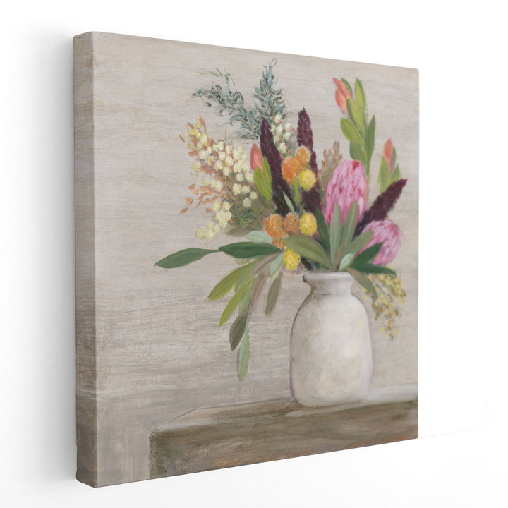 Protea Still Life I - Canvas Print Wall Art