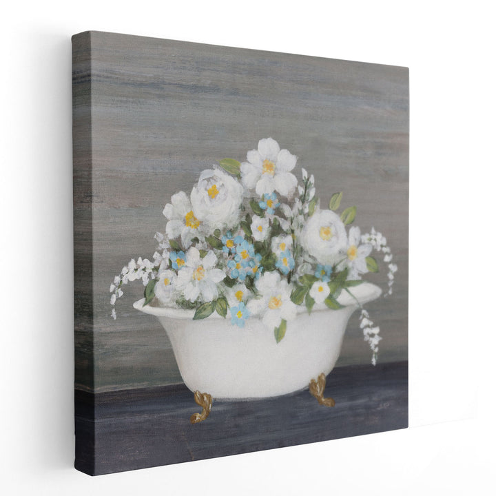 Blooming Bath - Canvas Print Wall Art