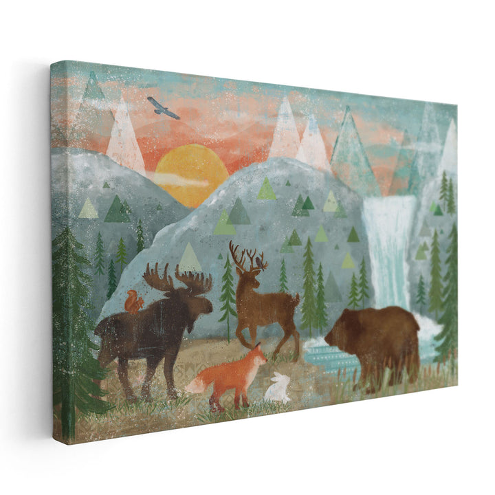 Woodland Forest I - Canvas Print Wall Art