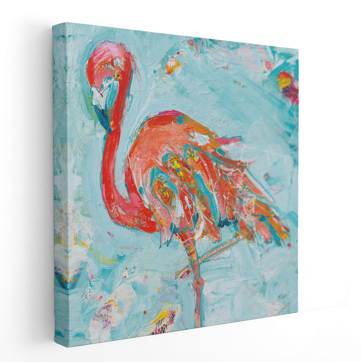 Flamingo Bright - Canvas Print Wall Art