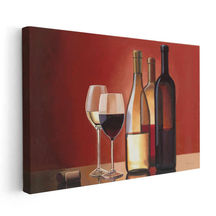 Wine Trio - Canvas Print Wall Art