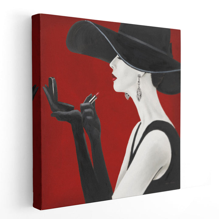 Haute Chapeau Rouge II - Canvas Print Wall Art