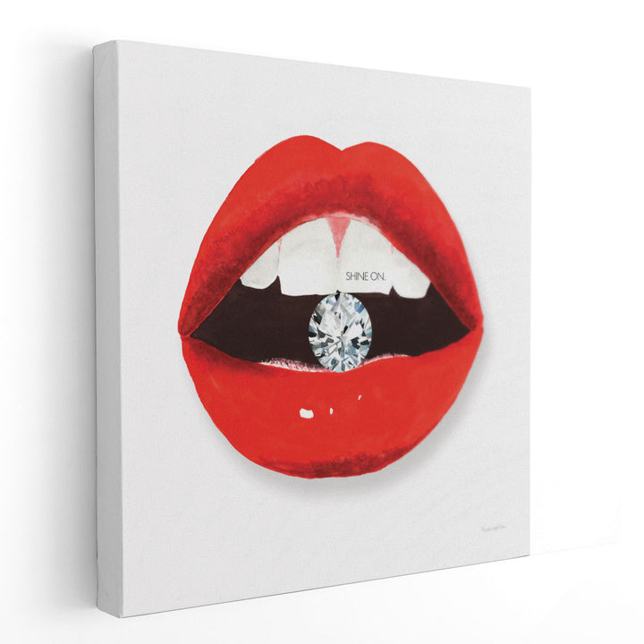 Hot Lips II - Canvas Print Wall Art