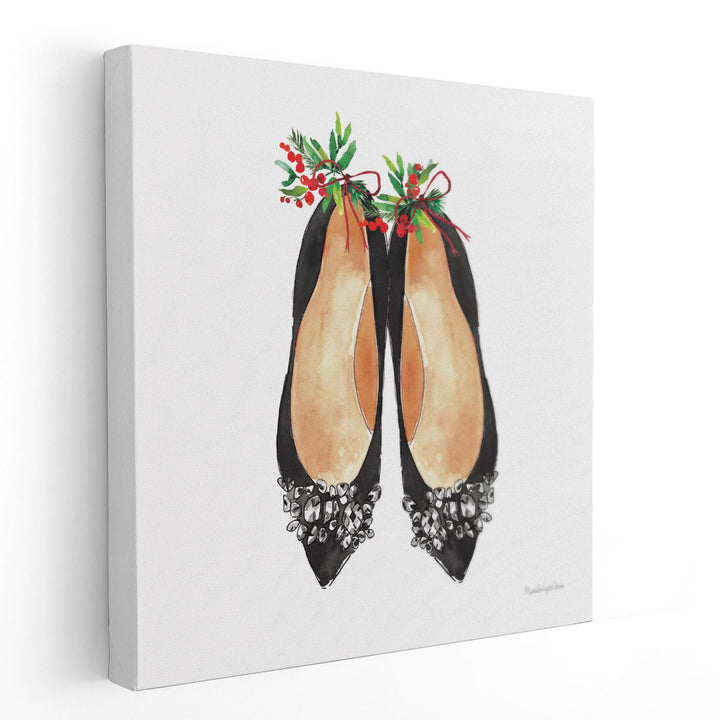 Christmas Shoes I - Canvas Print Wall Art