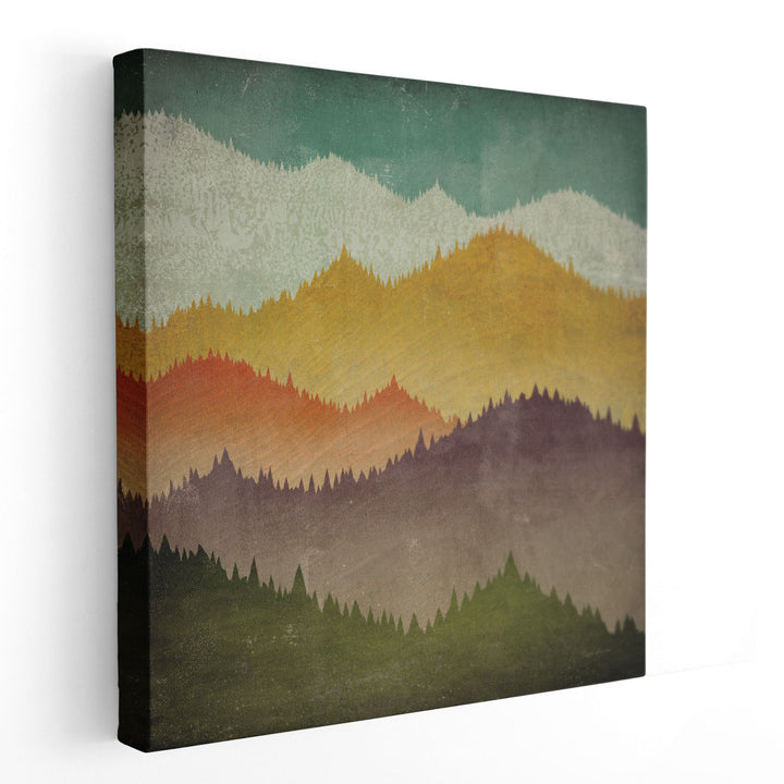 Mountain View - Canvas Print Wall Art