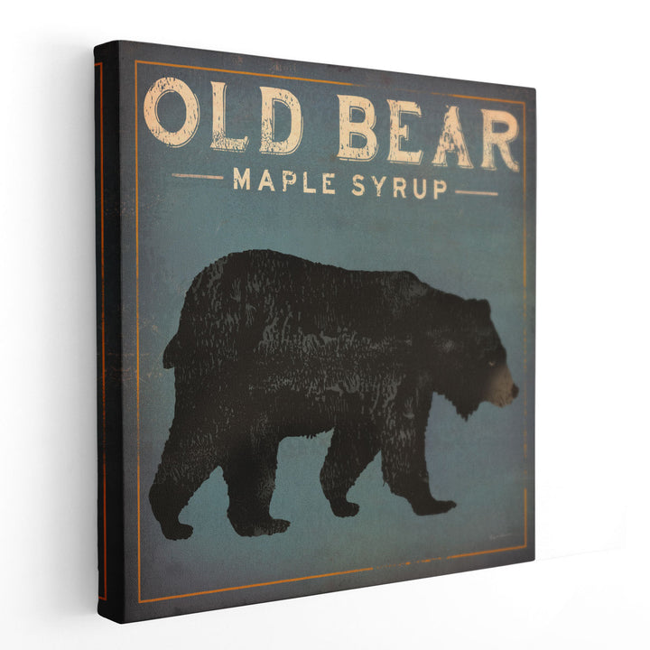 Old Bear - Canvas Print Wall Art