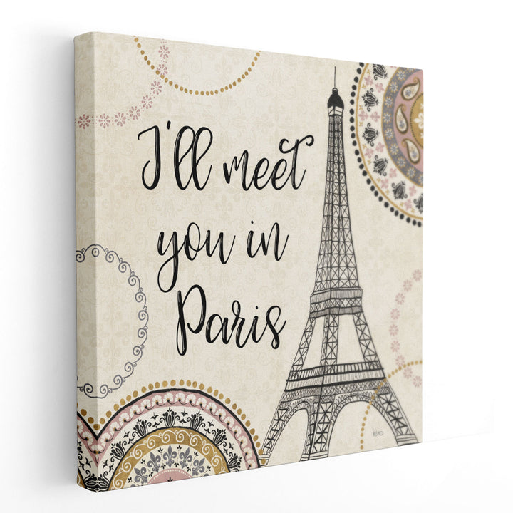 Romance in Paris II - Canvas Print Wall Art