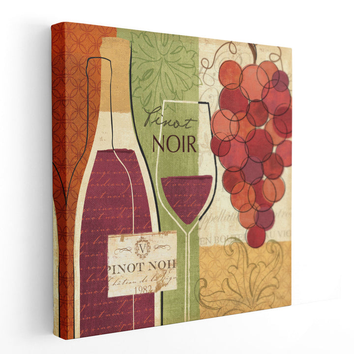 Wine and Grapes I - Canvas Print Wall Art