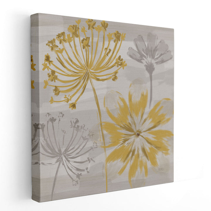 Flowers in the Wind II - Canvas Print Wall Art