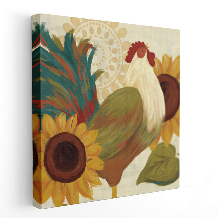 Spice Roosters I - Canvas Print Wall Art