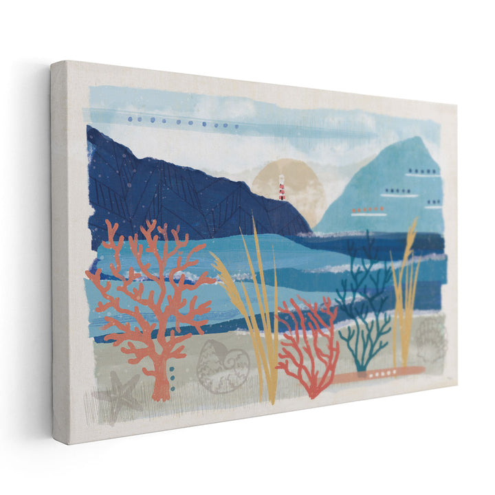 Coastal View I - Canvas Print Wall Art