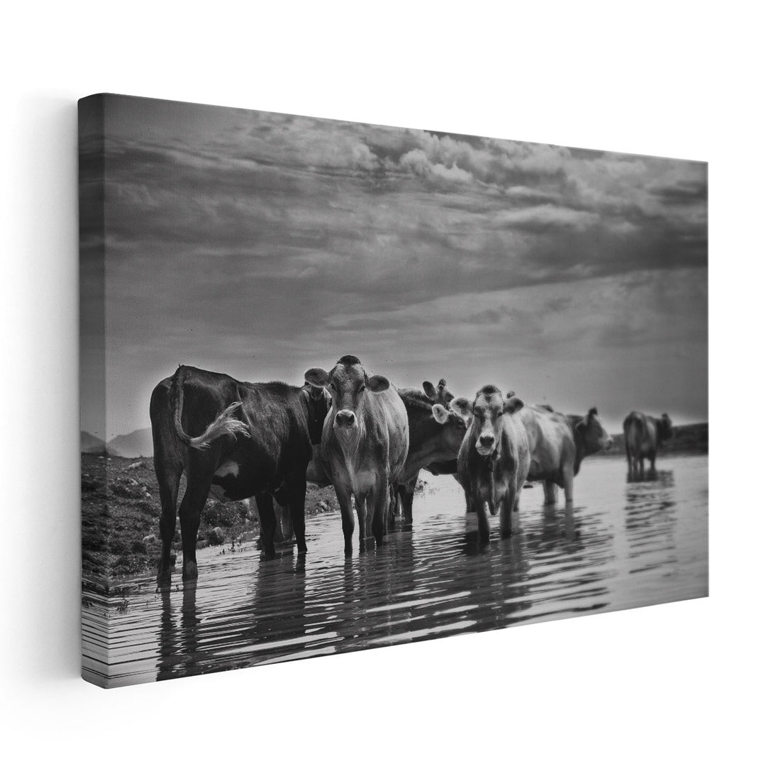 In the River - Canvas Print Wall Art