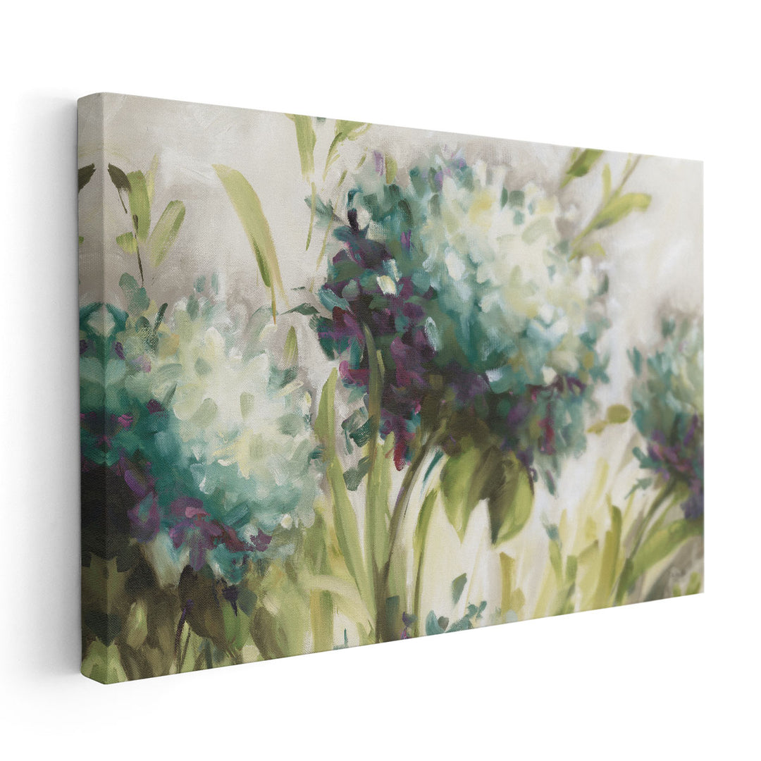 Hydrangea Field - Canvas Print Wall Art