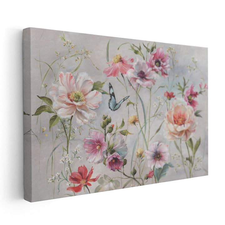 Antique Garden I- Canvas Print Wall Art