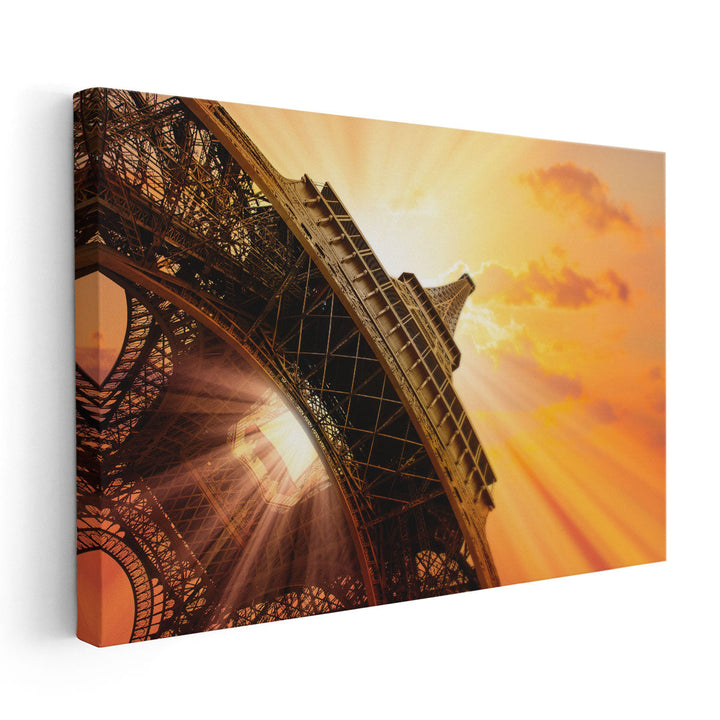 Another Shot of Eiffel Tower Paris, France - Canvas Print Wall Art