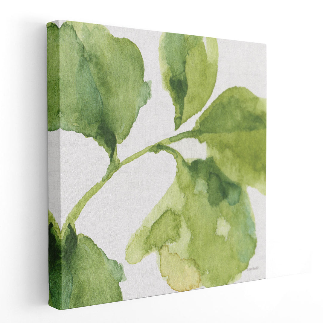 Blue and Green Garden VII - Canvas Print Wall Art