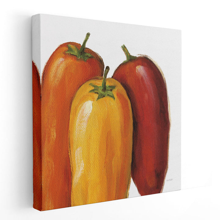 Spicy on White - Canvas Print Wall Art