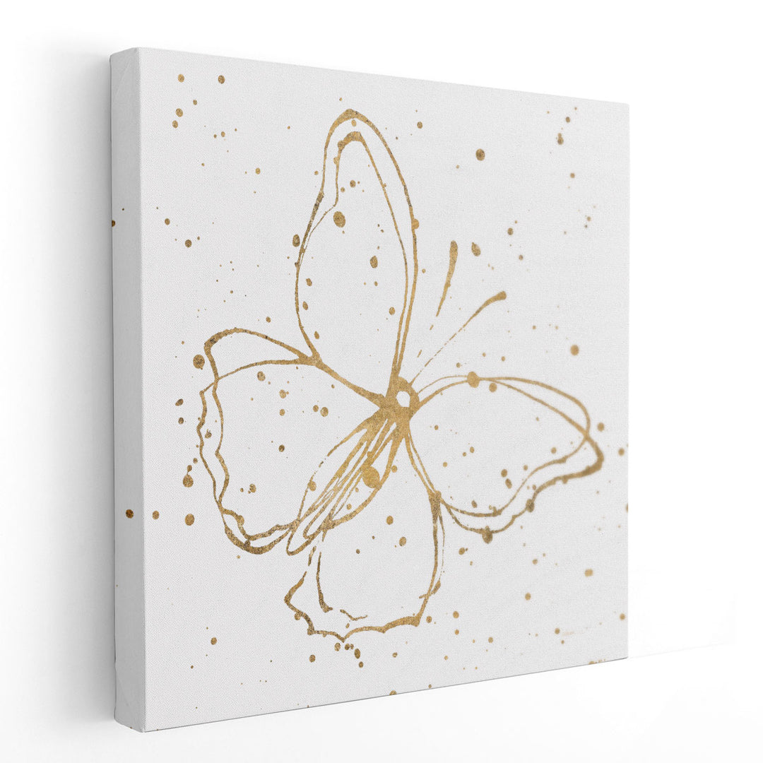 Golden Wings I - Canvas Print Wall Art