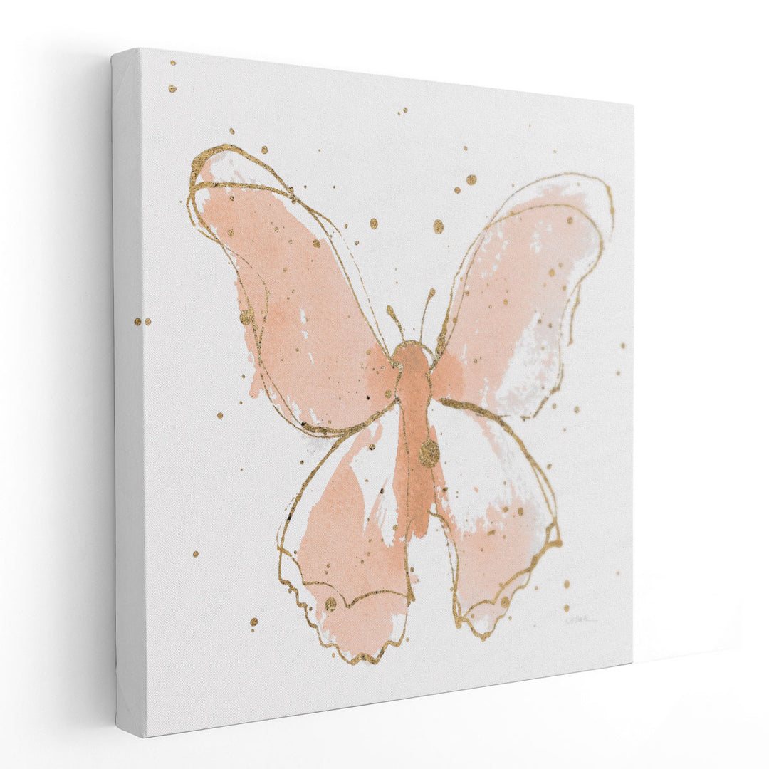 Gilded Butterflies II - Canvas Print Wall Art