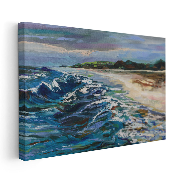 Rough Surf - Canvas Print Wall Art