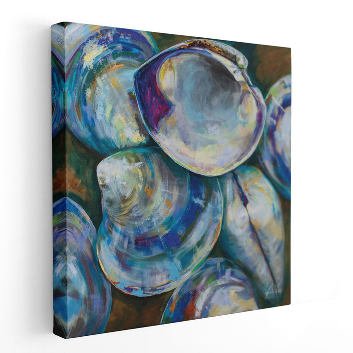 Shell Shuffle - Canvas Print Wall Art