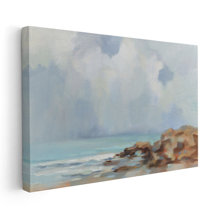 Morning at Stone Beach - Canvas Print Wall Art