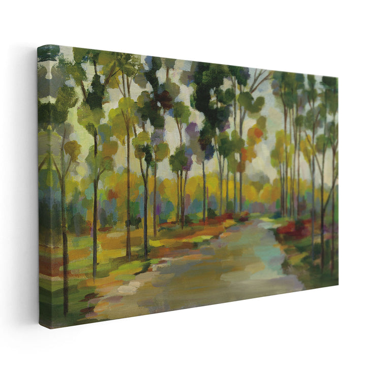 Path in the Forest - Canvas Print Wall Art