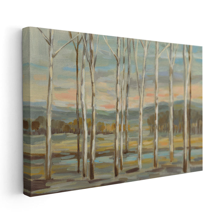 Silver Forest - Canvas Print Wall Art