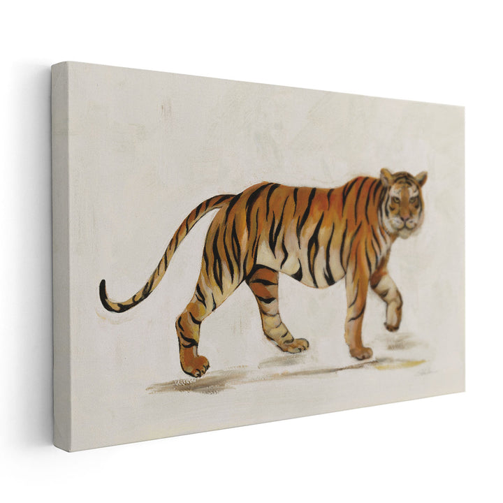 Walking Tiger - Canvas Print Wall Art