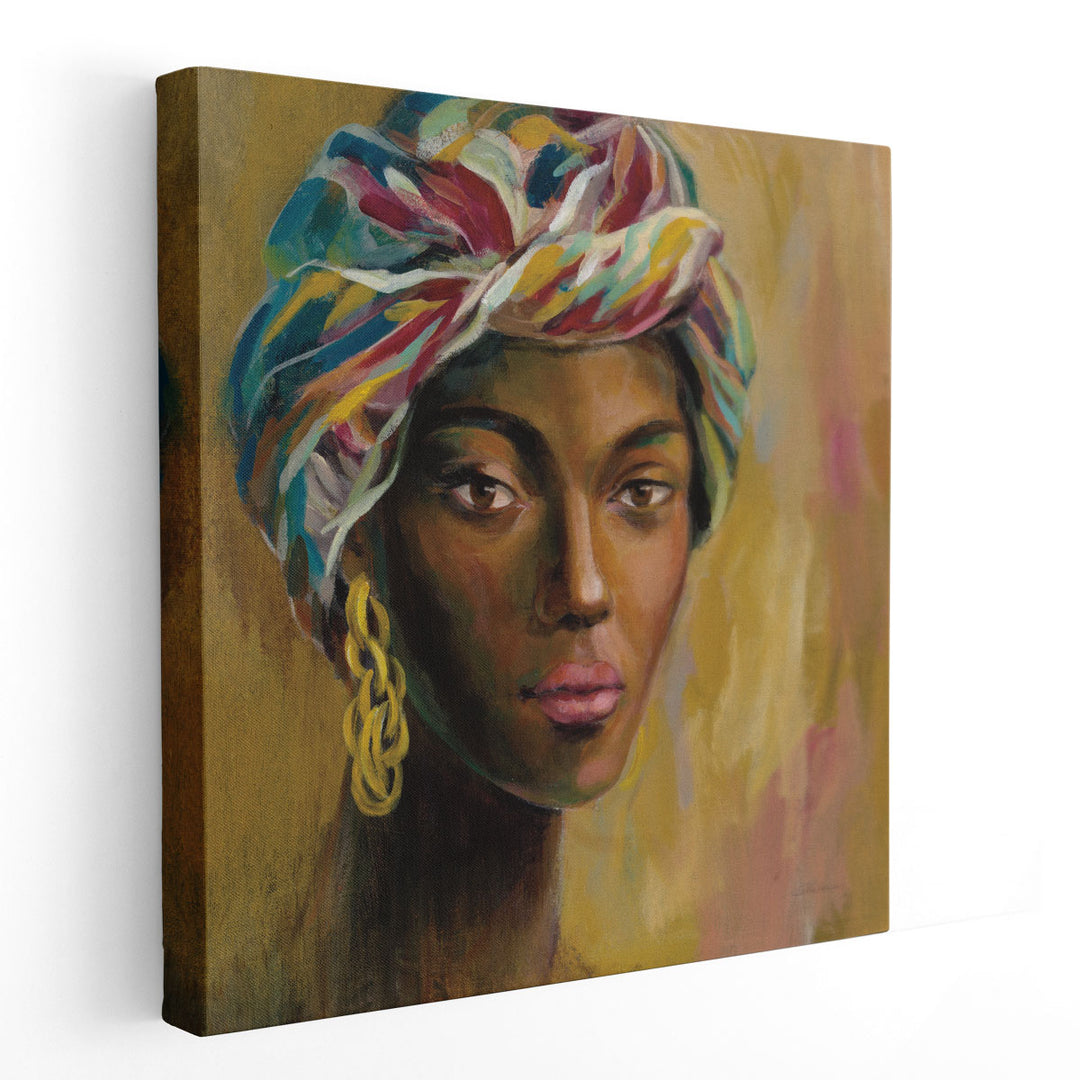 African Face I - Canvas Print Wall Art