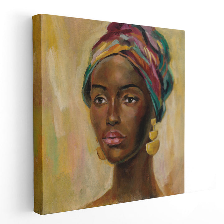 African Face II - Canvas Print Wall Art