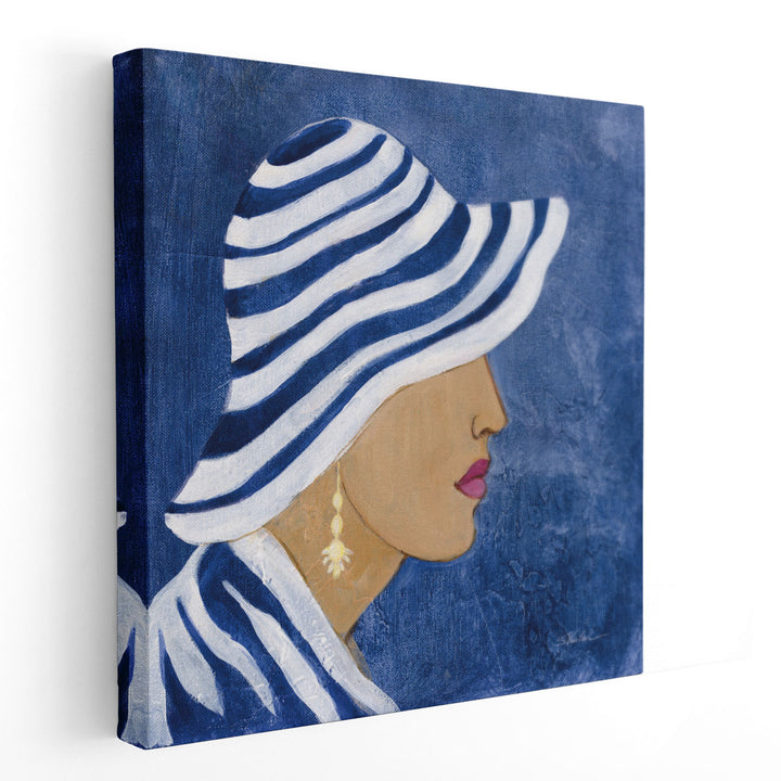 Lady with Hat I - Canvas Print Wall Art