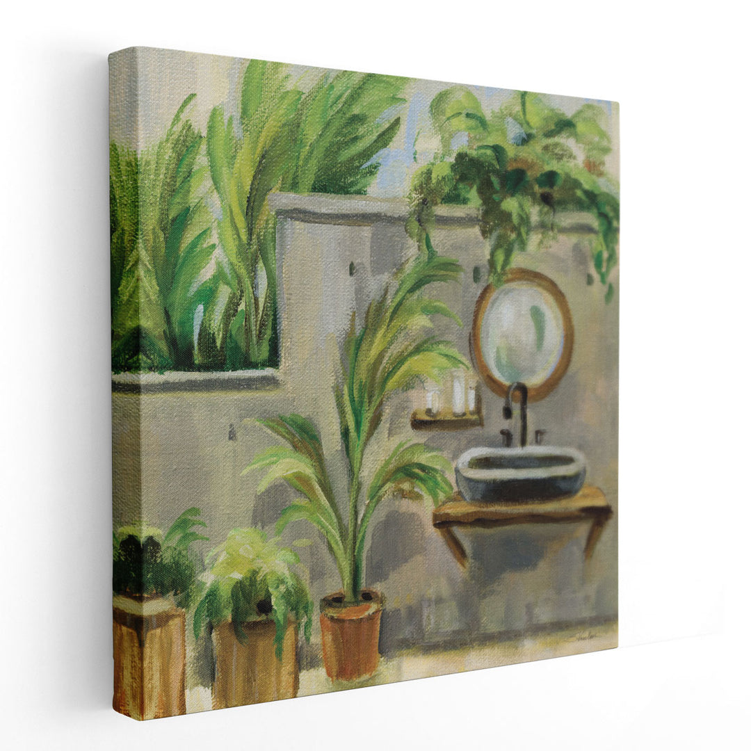 Tropical Bath II - Canvas Print Wall Art